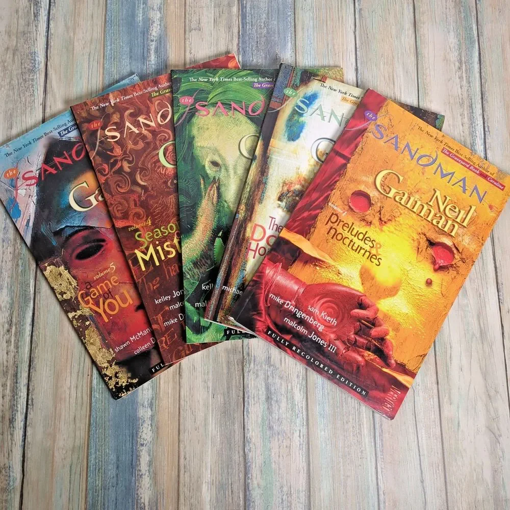 The Sandman Vol 1-5 Neil Gaiman Vertigo TPB Graphic Novel Lot